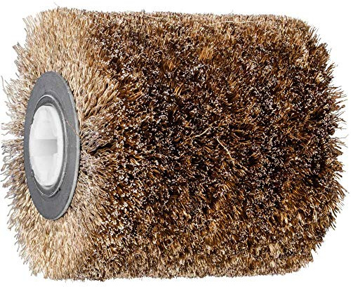 PFERD TOOLS Walzenbürste WBU | Ø 100x100x19,1mm Bohrung Stahl-Litzen-Draht-ø 0,27 | 43509001 – für Satiniermaschinen