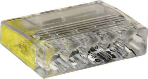 ViD® 2073-205 Verbindungsklemme/Steckklemme gelb 5 x 0,5-2,5 mm² - 100 Stück Dose