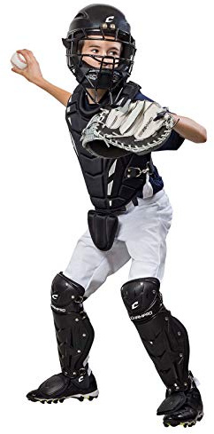 Champro HEL-max edad 6 – 9 Catcher/béisbol de Set - CBSY, Negro