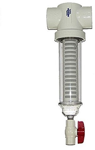 Spin Down Sand Separator/Sediment Water Filter System - 250 Mesh - 2 Inch PVC Fit - 100 GPM - Two Genuine KleenWater Can Holders