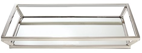 Elegance Verspiegeltes Tablett, 30,5 x 15,2 cm