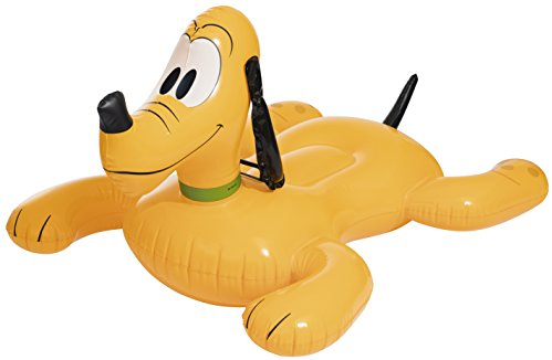 D. Mickey Roadster Bouée gonflable géante chevauchable Pluto- 117 x 107
