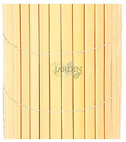 Suinga CANISSE d'OCULTATION NATURELLE EN PVC 1,5 x 5 m, pour jardins, terrasses et balcons.