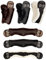 Equinate Mondgurt anatomisch mit synthetischem Lammfell Kurzgurt Sattelgurt Dressurgurt 80cm Schwarz