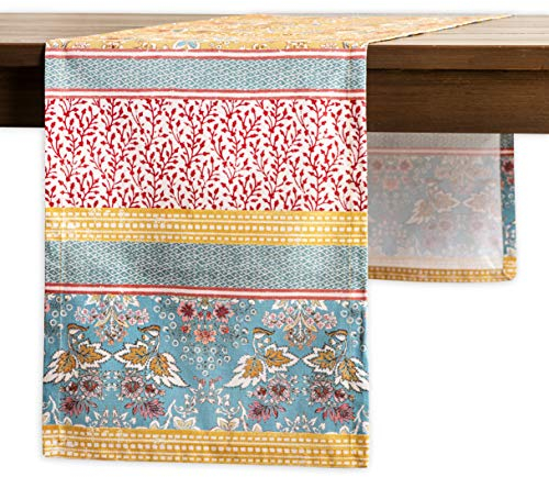 Maison d' Hermine Tischläufer, 100% Baumwolle, dekorativer, waschbarer Tischläufer, Oster-Tischläufer für Essen, Zuhause, Hochzeit, Bankett, Buffet, Marquise – Frühling/Sommer (50cm x 150cm)