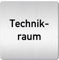 Türschilder24 XXL Schild - Türschild (B) • 125 x 125 x 1,5 mm • Technik • Aluminium Vollmaterial • 100% Made in Germany (Technikraum)