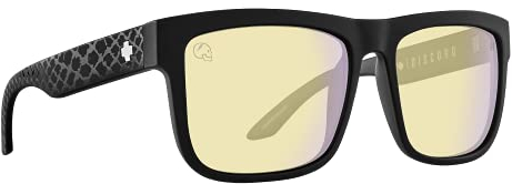 SPY OPTICS - Discord Slayco Matte Black Viper Happy Gaming, Blue Light Blocking Glasses, Large, Unisex Adult