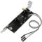 Acxico 1 pcs SPDIF Optical and RCA Out Plate Cable Bracket for ASUS MSI Gigabyte Motherboard