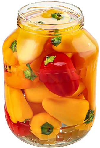 KADAX Konservengläser 1,7L, Einmachglas zum Einlegen, fi89 mm, Einkochgläser, Sturzglas, Gurkenglas, Konservenglas, Rundgläser, EinKonservengläser (Ohne Deckel 1 Stück)