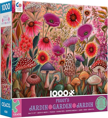Ceaco - Peggy's Garden - Moral of The Story - 1000 Piece Jigsaw Puzzle