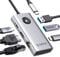 Docking Station, ORICO 6 in 1 USB C Hub mit 4K HDMI, 2.5G Ethernet, PD 100 W, 2 USB-A 3.0 Ports, 1 USB-C 3.0 Port, 5 Gbit/s, USB C Multiport Adapter für Windows Mac