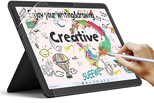 SUEEWE [2 Piezas] Protector Pantalla Mate para 10 Microsoft Surface Go 4/3/2/1, Antirreflejo PET Protector Pelicula de Feel Like Efecto Papel para Dibujar y Escribir