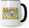Freistaat Bayern Tasse Geschenkidee Heimat Kaffeetasse Humor Witz Geschenk für Bayer Kaffeebecher Bayrisch Becher (Weiß & Schwarz)