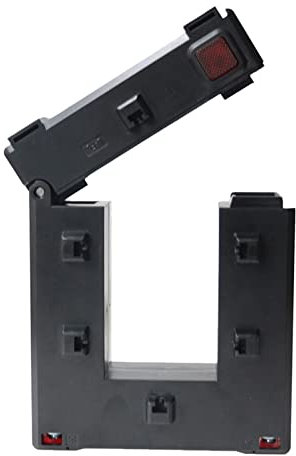 Magnetventile Stromwandler mit Klemme, geteilter Kern, elektrischer Transformator, 250–1200 A/5 A Klasse 0,5 mit Loch 50 x 80 mm ( Color : 800A , Size : 5A )