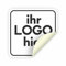 100 Aufkleber, personalisierte Etiketten - PERSONALISIEREN SIE HIER - Unternehmensetiketten - Firmenlogo - Logo, Bild, Fotos - Aufkleber Shop, Büro (10x10 cm)