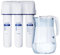 AQUAPHOR RO-312S PRO Umkehrosmoseanlage + 2,5 Liter Wasserkrug mit Schwimmerschalter