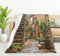 HGOD DESIGNS Italienische Überwurfdecke, Alley in italienischer Altstadt, superweiche Flanell-Überwurfdecke, leicht, flauschig, für Bettwäsche, Sofa und Reisen, 130 x 150 cm