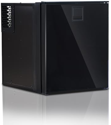 Techomey Frigo à Compression 12V, 60L, Frigo Compression 12V Camping car, Réfrigérateur de Voiture 12V/24V, pour Camion, Camping car, Caravane, Fourgon, Van Aménagé, Noir