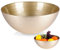 Vilde Saladier en verre doré rond 28 cm 3,6 l
