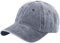 Rumnoke Baseball Caps for Men Women Adjustable Washed Cotton Baseball Cap Classic Sun Visor Hat Grey