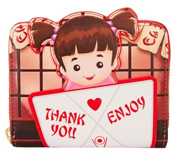 Loungefly Disney Monsters Inc Boo Takeout Wallet | Disney Wallets, Rot/Ausflug, einfarbig (Getaway Solids), Standard