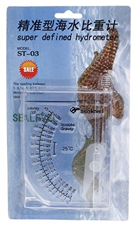MULAIDI Accurate Hydrometer Salinity Meter Perfect For Testing Both Salinity And Specific For Aquarium Fish For Tank Water Test Kit Hardness And Iron