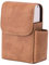 Étui à cigarettes for hommes, étui à cigarettes en cuir, support for briquet, étui à cigarettes avec étui de rangement en cuir PU for cigarettes, pochette, support for briquet, carte de nom, conteneur