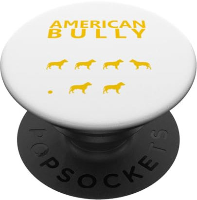 American Bully T-Shirt | Stubborn American Bully Tricks T-Shirt PopSockets mit austauschbarem PopGrip