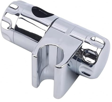 Universal Adjustable Shower Head Mount, ABS Chrome Shower Holder Adjustable 22-25MM Bathroom Shower Bracket Rack Slide Bar Bathroom Faucet Accessories Shower(22mm)(24mm)(25mm)