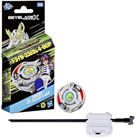Beyblade X X-Over Project Driger Slash 4-80P Starter Pack Top and Launcher