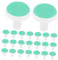 MERRYHAPY Baby Nail File Heads Pcs Electric Nail File Replacement Pads for Nail Trimmer Grinding Heads Safe and Gentle Nail Care Accessories for Infants Pads for 12 Months and up