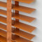 Holz Jalousie Sichtschutz Jalousette Horizontal Jalousie für Fenster Innenjalousie Verdunkelungs-Rollo 50mm lamellen Fensterjalousie Braun(60x200cm)