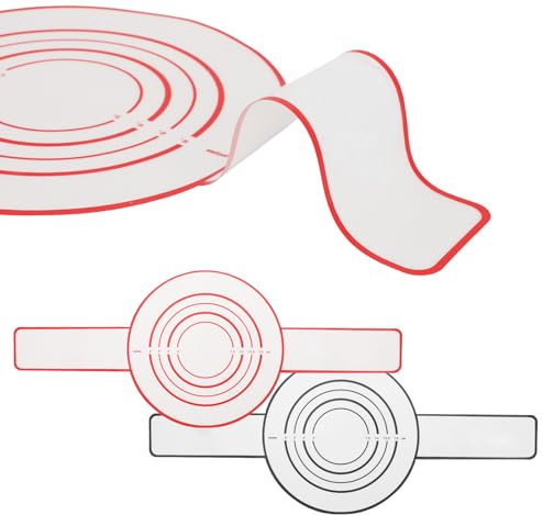2PCS Reusable Dutch Oven Baking Mat Long Handle Baking Supplies Silicone Bread Sling Sourdough Heat Resistant Bakings Sheets Liners Non-Stick Bakings Pad Easy to Transfer Dough Pizza Cookie