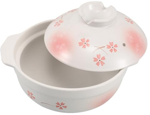 WEKADRIN Marmite Chinoise Argile Avec Couvercle Pour Cuisson Marmite Terre Cuite Pour Cuisine Ragoût Et Soupe