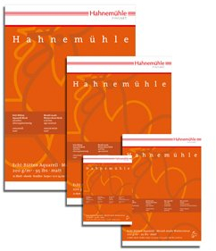 Hahnemühle Echt-Bütten Aquarellblock, 20 Blatt, 200g matt, 30 x 40 cm