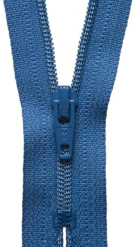 YKK Coil Zip, No. 557 Saxe Blue, 15 cm Length