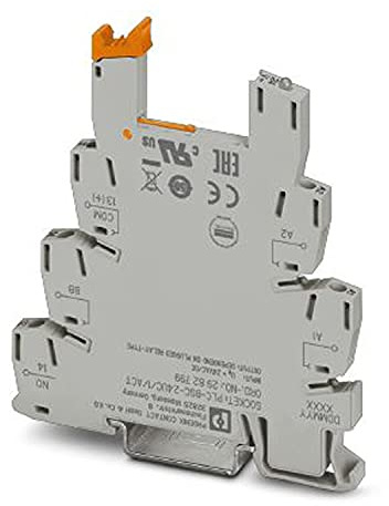 PHOENIX CONTACT PLC-BSC-24UC/1/ACT PLC-Grundklemme für Ausgabefunktionen mit Schraubanschluss, Ohne Relais Oder Solid State Relaisbestückung, 24V AC/DC Eingangsspannung, 6.2mm Breite, 10 Stück