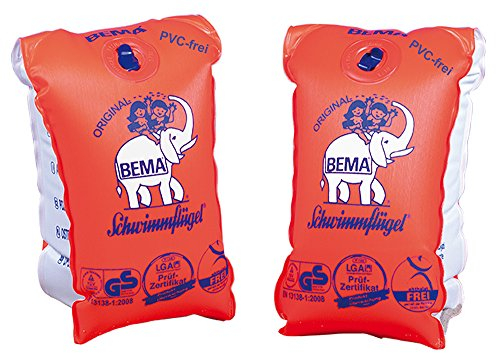 Bema 18020 Schwimmfluegel WFF,orange, Größe 00, 12,5x19,5 cm Höchstgewicht: 11 Kg
