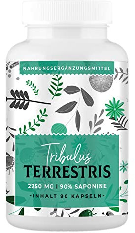 Tribulus Terrestris I hochdosierte Kapseln I 90% Saponingehalt* I Bodybuilding I Kraftsport I Fitness - rein pflanzlich
