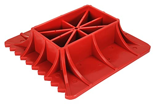Seven Sparta Off-Road Base Compatible with Hi Lift Jack PP Pad to Alleviate Jack Hoisting Sinkage (Red)