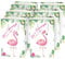 WERNNSAI Flamingo Geschenktüten - 16 Stck Tropische Themen Party Favors für Mädchen Kinder Dauerhaft Papier Goodie Treat Taschen Geburtstag Hochzeit Baby Shower Schwimmbad Partyzubehör