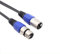 Mikrofonkabel Stecker auf Buchse Mikrofon Schwarz Kabel XLR Patchkabel symmetrisch (1m Schwarz)