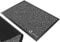 VOUNOT Door Mats for Outdoor or Indoor, Dirt trapper, Non Slip Barrier Mat Washable Welcome Doormat Entrance Rug, Grey-Black, 60x90cm