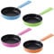 Jazooli Mini Frying Pan Small Saucepan Fried Eggs Flat Non-Stick Cookware Griddle Pan (Blue)