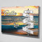 Deutsam Individuelle Leinwand Straßenschilder Strand Geschenk zum Muttertag Vatertag mit eigenem Namen Wohndeko Bild Keilrahmen Geschenkidee für Mama oder Papa Weihnachtsgeschenk