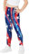 Eciodci Mädchen-Leggings mit amerikanischer Flagge, USA, 4. Juli, patriotische Streifen, Hose, hohe Taille, weich, dehnbar, Strumpfhose für Mädchen, USA-Flagge 5, 4 Jahre