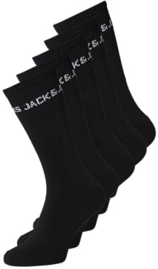 JACK & JONES Herren Jacbasic Logo Tennis Sock 5 Pac Pls Noos (5er Pack)