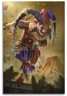 YXWOYNHY Clown-Dekorationsposter, Poster, dekorative Malerei, Leinwand, Wandposter und Kunstdruck, moderne Familienschlafzimmer-Dekoration, Poster, 60 x 90 cm