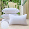 OTPIPCS Wasserdicht Kissenfüllung 30 x 50 cm 4er Set Outdoor Kissen für Couch Gartenmöbel Patio Lumbalkissen Weiße Rechteckige Kopfkissen Kleine Sofa Dekorative Zierkissen