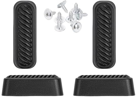 AsrMyjcx 4Pcs Suitcase Bottom Stud Feet Pads with Screws Repair Parts Lightweight Simple Assembly Accessory Replacement, Style D
